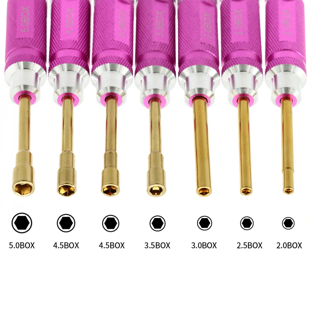 Rc Helicopter Tool Kit - Set di 7 cacciaviti esagonali da